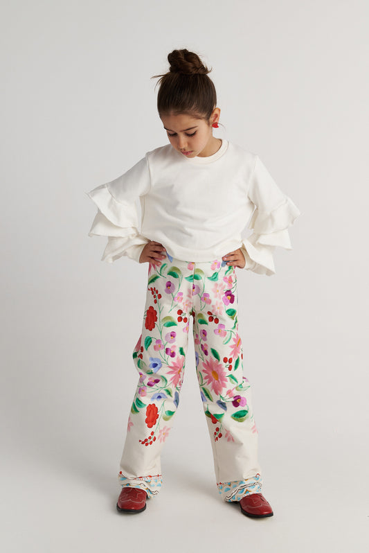 TWO IN A CASTLE HERE COMES THE SPRING ALLOVER PANTS