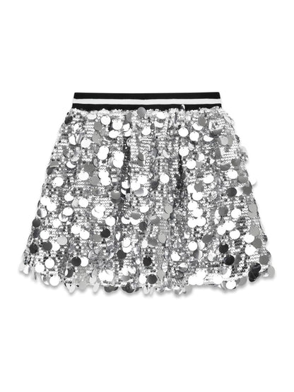 GUESS JEANS GIRL SEQUINS MIDI SKIRT