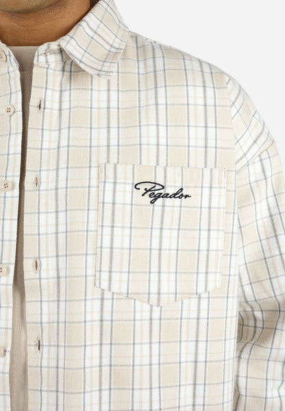 PEGADOR SIGNAR OVERSIZED FLANNEL SHIRT