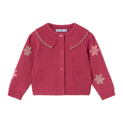 MAYORAL KNITTED FLOWERS CARDIGAN