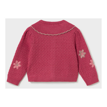 MAYORAL KNITTED FLOWERS CARDIGAN