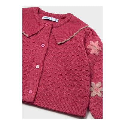 MAYORAL KNITTED FLOWERS CARDIGAN