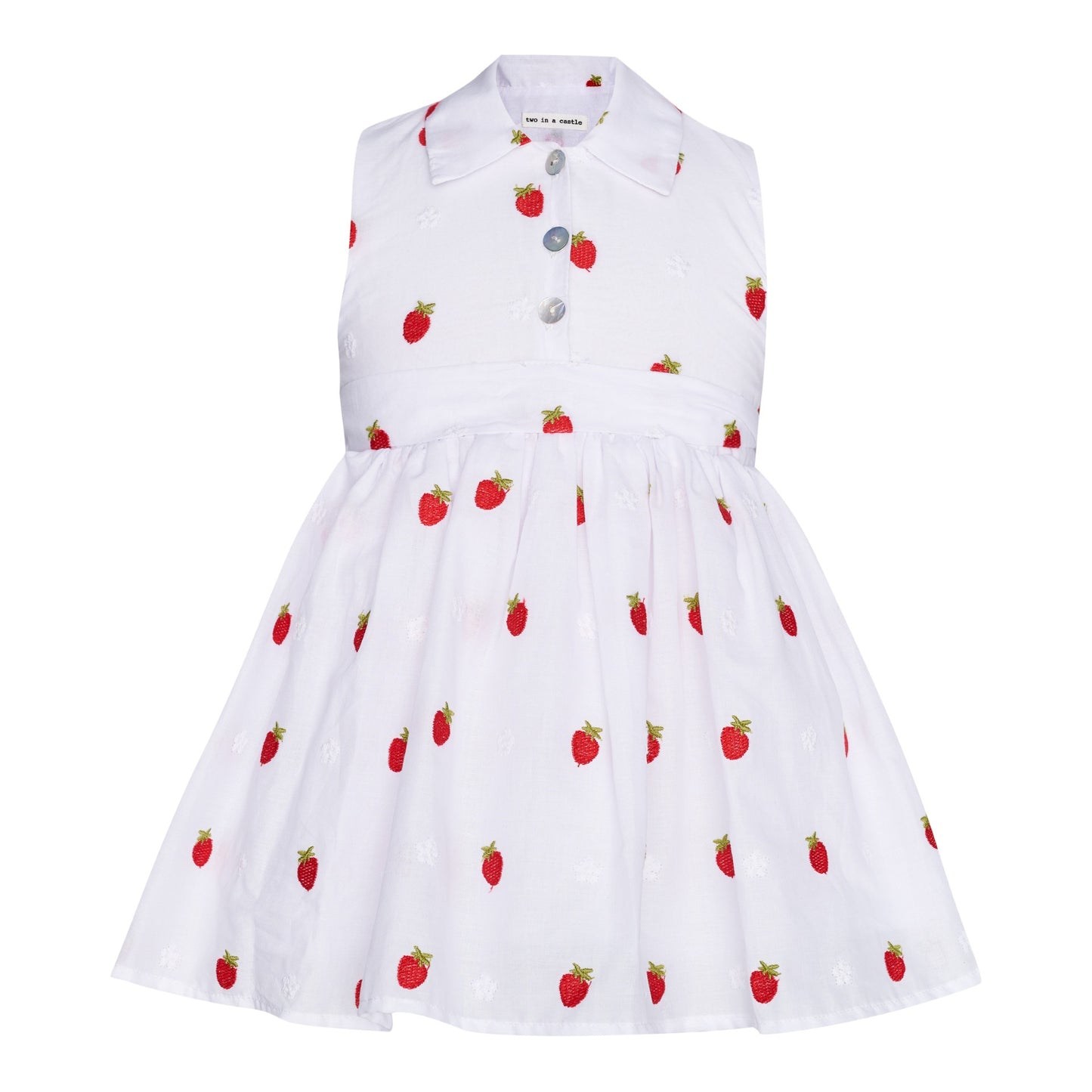 TC SUMMER FRUIT EMBROIDERED SHURT DRESS