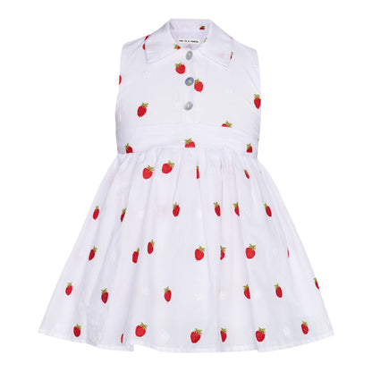 TC SUMMER FRUIT EMBROIDERED SHURT DRESS