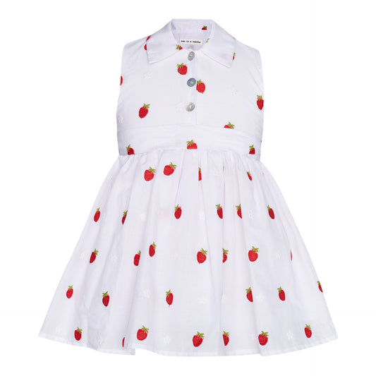 TC SUMMER FRUIT EMBROIDERED SHURT DRESS