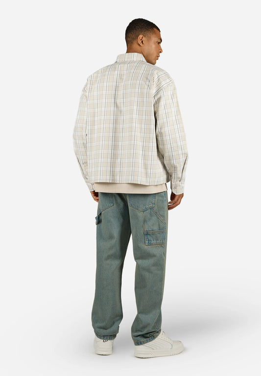 PEGADOR SIGNAR OVERSIZED FLANNEL SHIRT