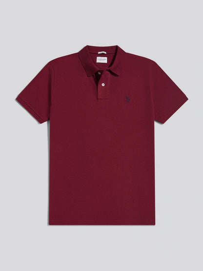 U.S POLO ASSN SS POLO SHIRT IN PIQUE COTTON