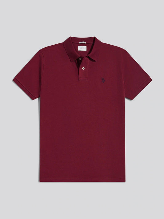 U.S POLO ASSN SS POLO SHIRT IN PIQUE COTTON