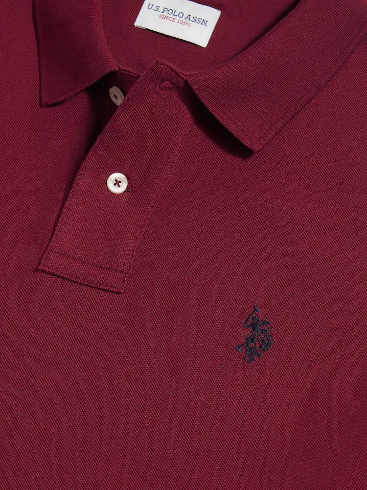 U.S POLO ASSN SS POLO SHIRT IN PIQUE COTTON