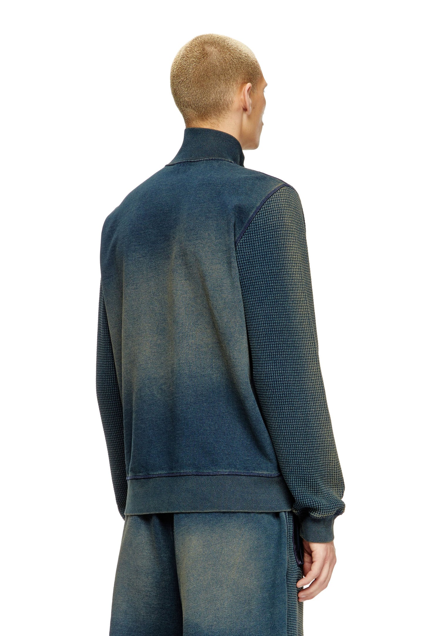 DIESEL S-WAFY-ZIP SWEATSHIRT