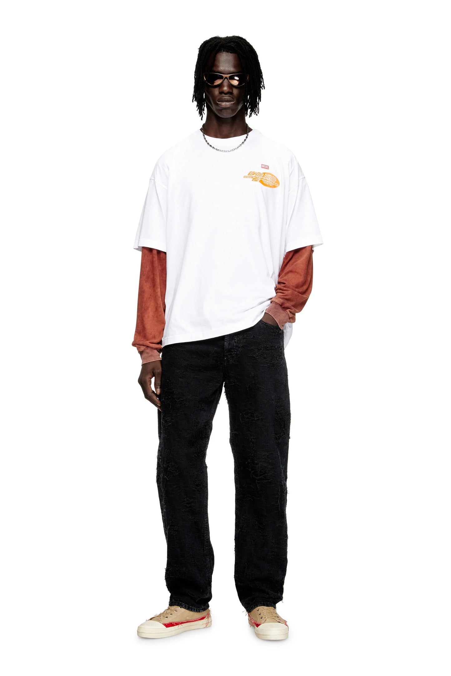 DIESEL T-BOXT-T23 OVERSIZED T SHIRT