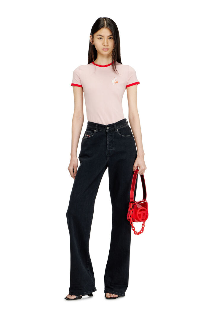 DIESEL WOMAN T-UNCUTIES-LONG-S12 T SHIRT