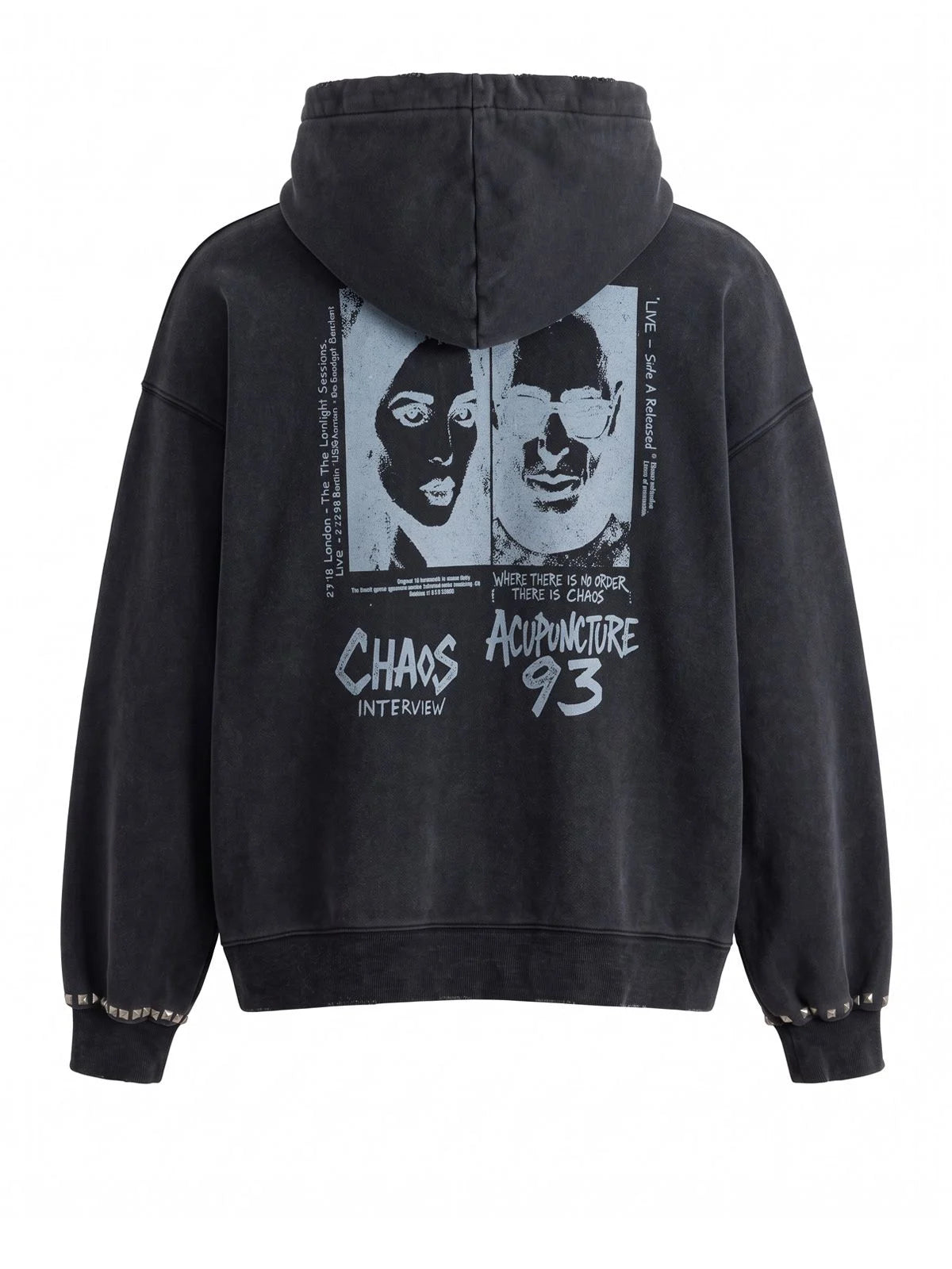 ACUPUNCTURE FASHION GRAPHIC PUNKER HOODIE