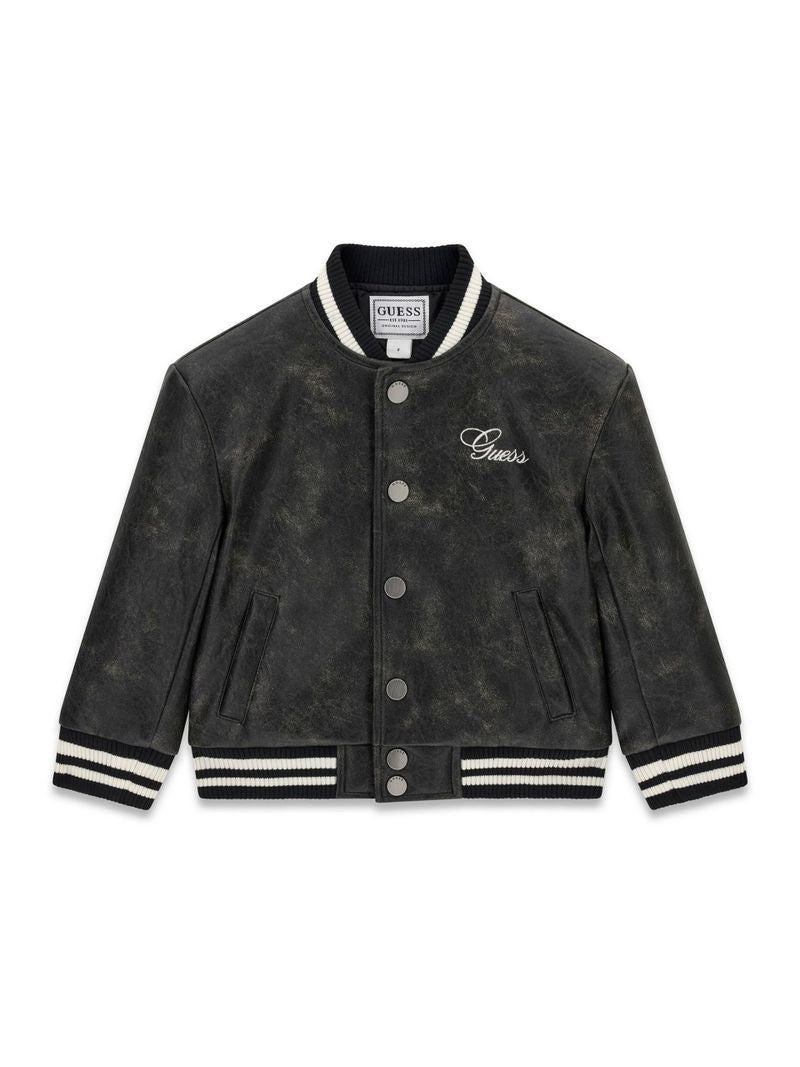 GUESS KIDS PU POMBER JACKET