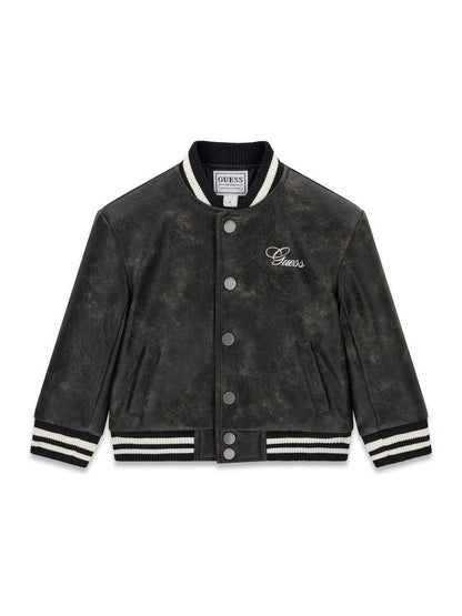 GUESS KIDS PU POMBER JACKET