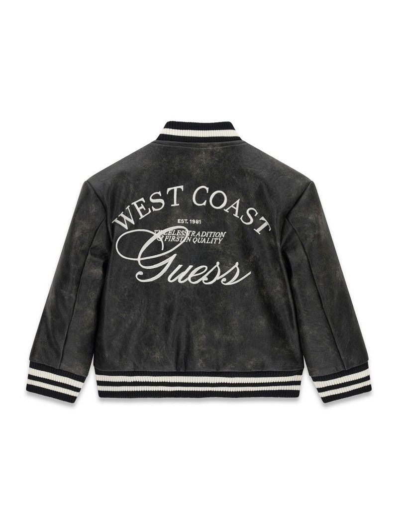 GUESS KIDS PU POMBER JACKET