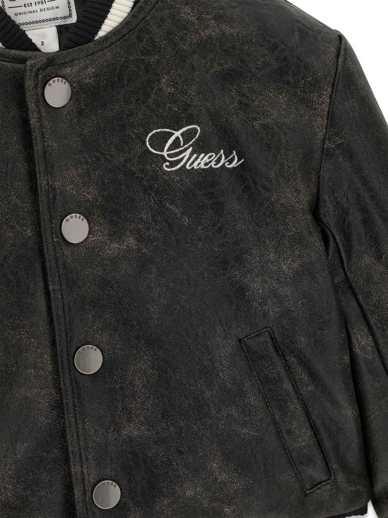 GUESS KIDS PU POMBER JACKET