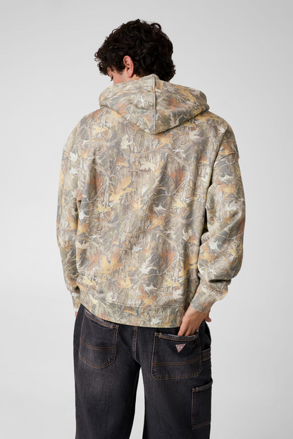 GUESS JEANS BAKER LOGO CAMO HOODIE