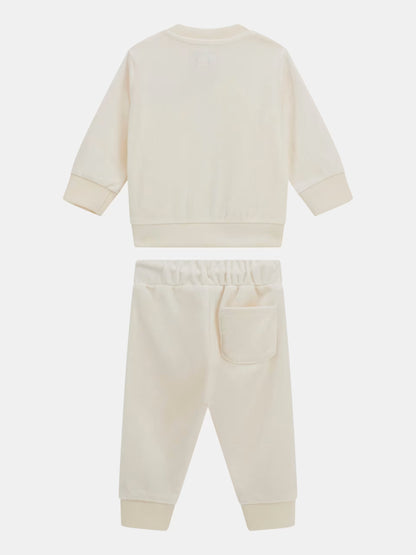 GUESS KIDS SET VELVET ACTIVE TOP & PANTS