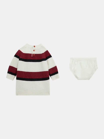 GUESS JEANS KNITTED SWEATER DRESS & PANTY