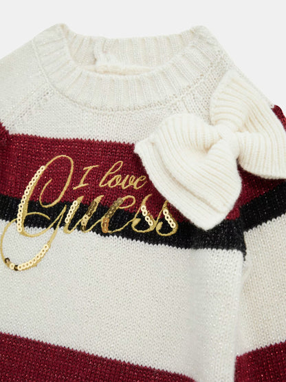 GUESS JEANS KNITTED SWEATER DRESS & PANTY