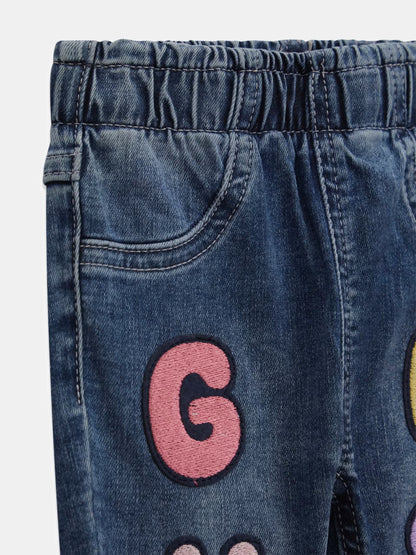 GUESS STRECH DENIM LETTERS DENIM