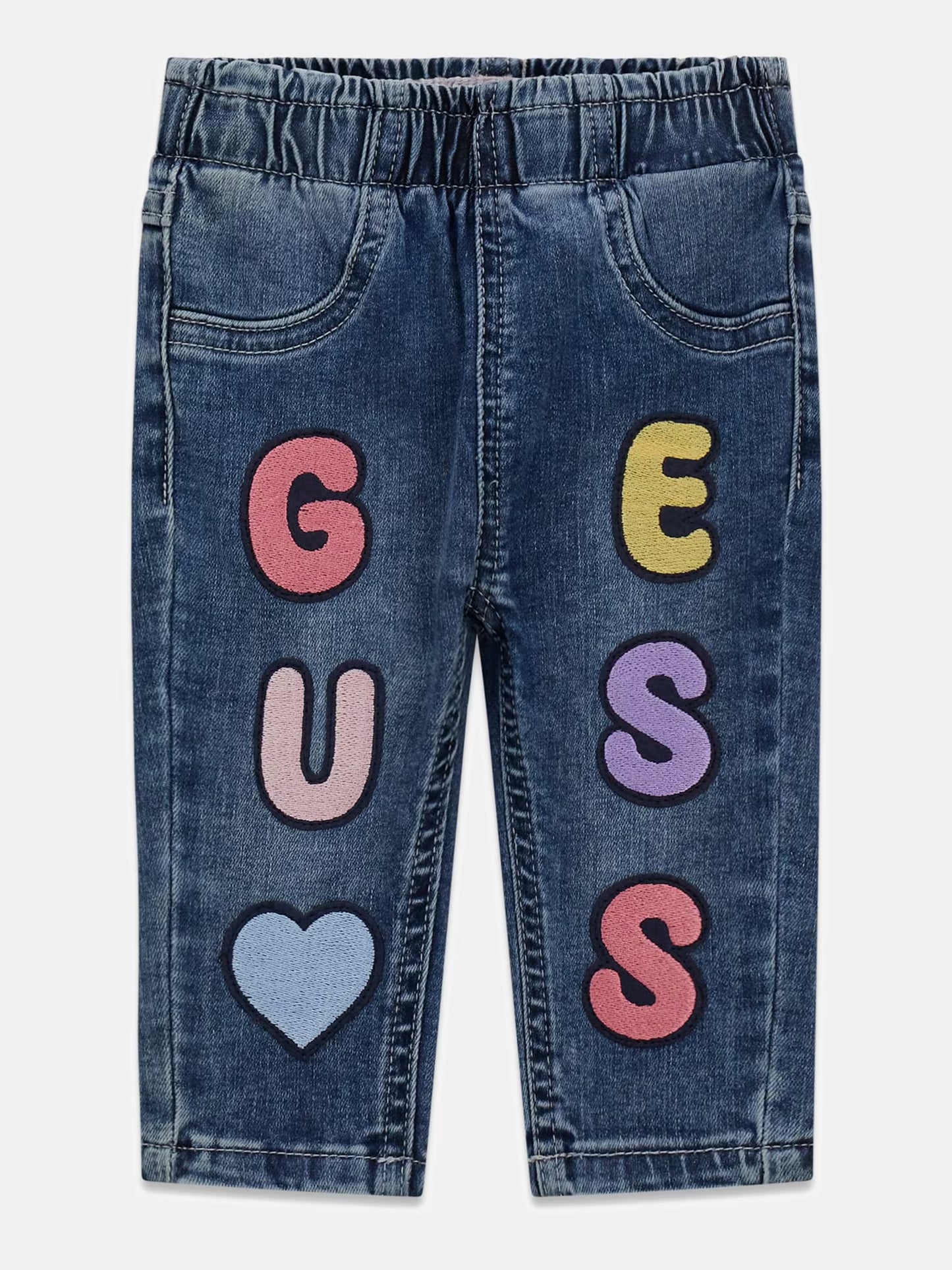 GUESS STRECH DENIM LETTERS DENIM