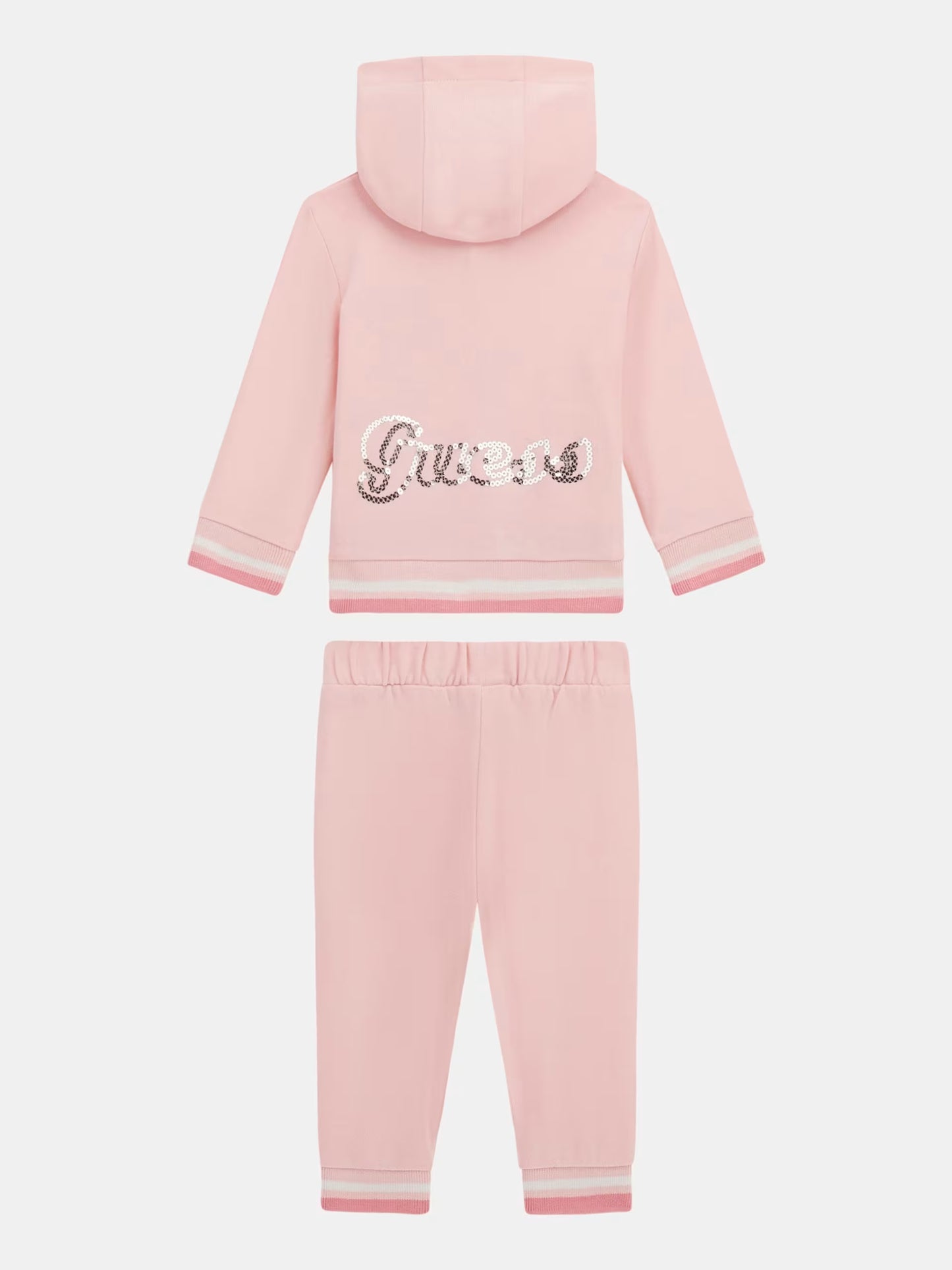 GUESS BABY HOODED ZIP TOP & PANTS SET