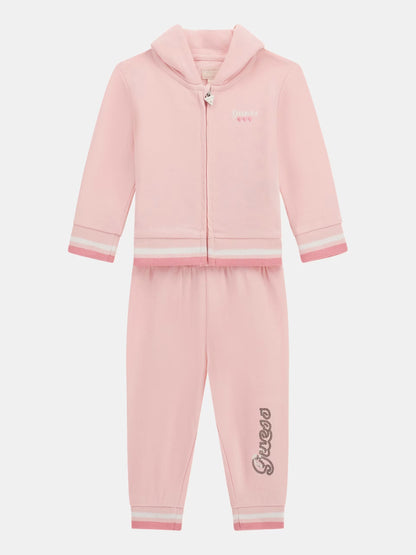 GUESS BABY HOODED ZIP TOP & PANTS SET