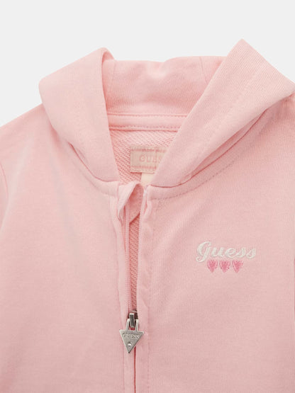 GUESS BABY HOODED ZIP TOP & PANTS SET