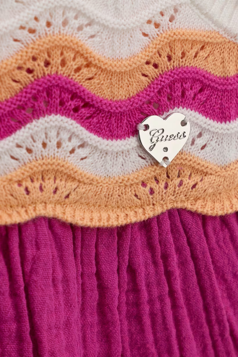 GUESS KIDS CROCHET DRESS & PANTY