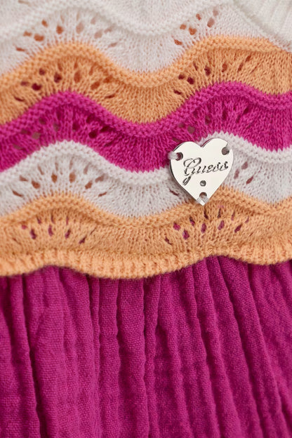GUESS KIDS CROCHET DRESS & PANTY