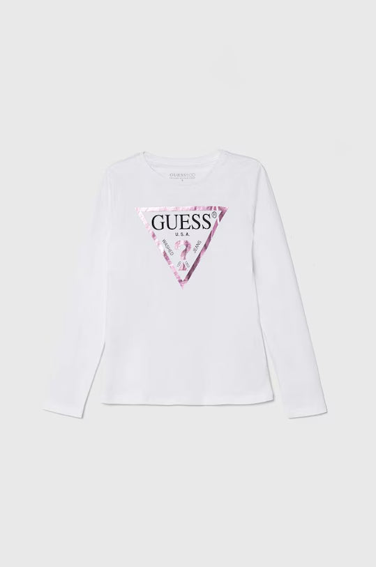 GUESS LS TRIANGLE T SHIRT