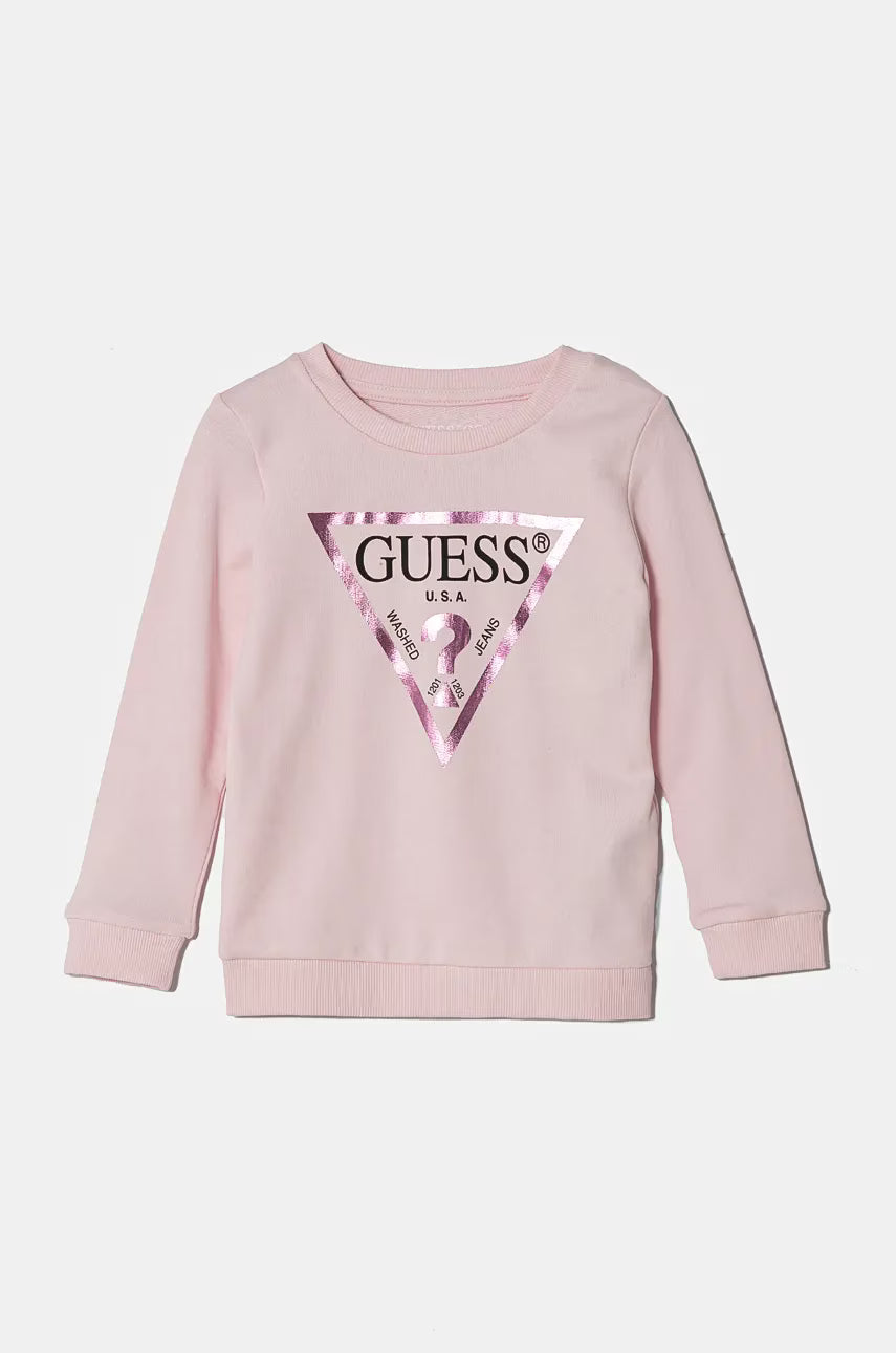 GUESS LS TRIANGLE LOGO FLEECE