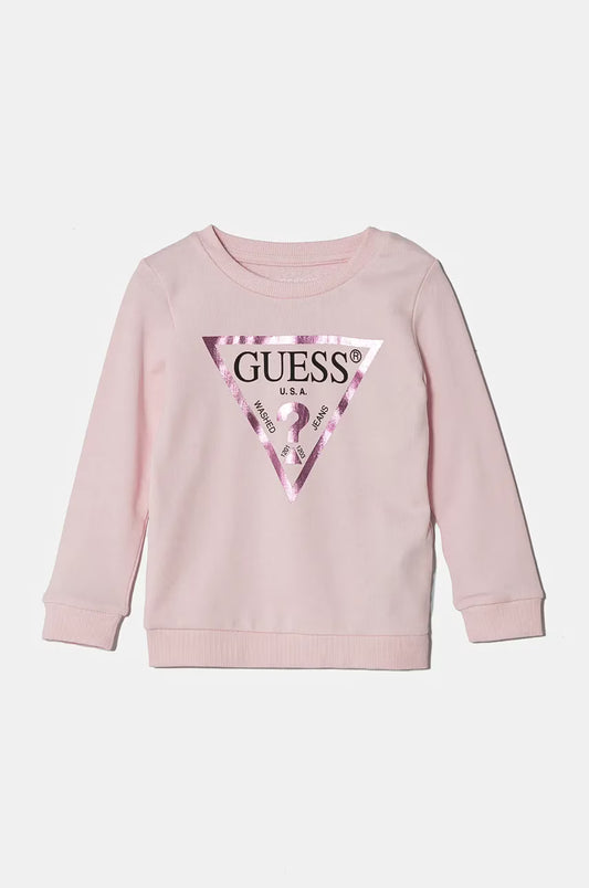 GUESS LS TRIANGLE LOGO FLEECE