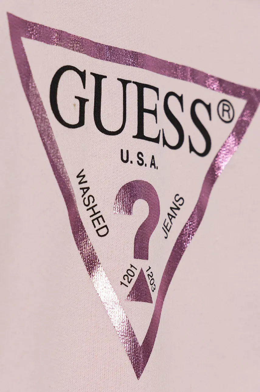 GUESS LS TRIANGLE LOGO FLEECE