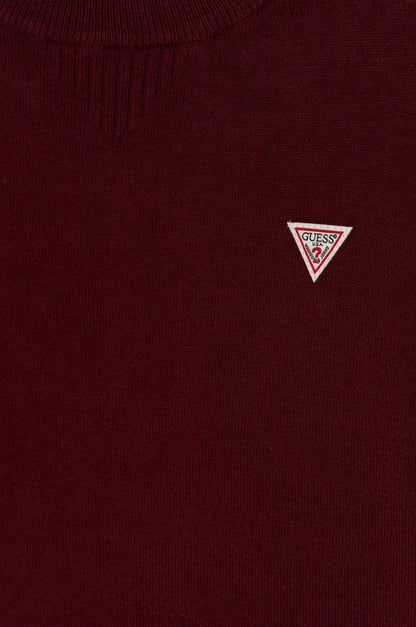 GUESS KIDS TRIANGLE LOGO KNITTED PULLOVER