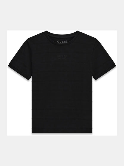 GUESS KIDS STRIPES LOGO T SHIRT