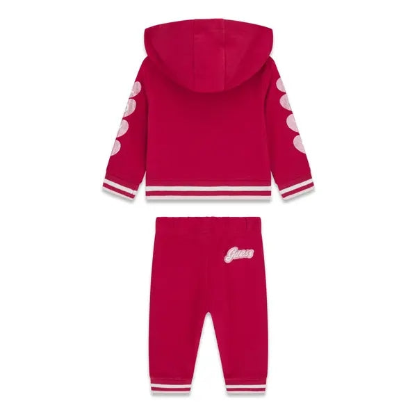 GUESS KIDS COTTON HEARTS TRACKSUIT