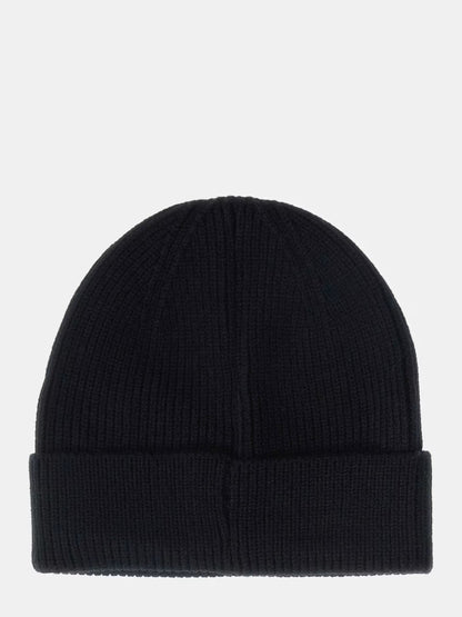 GUESS JEANS LOGO-SCRIPT KNIT BEANIE