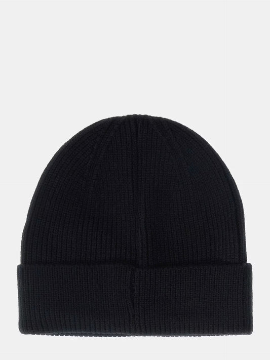 GUESS JEANS LOGO-SCRIPT KNIT BEANIE
