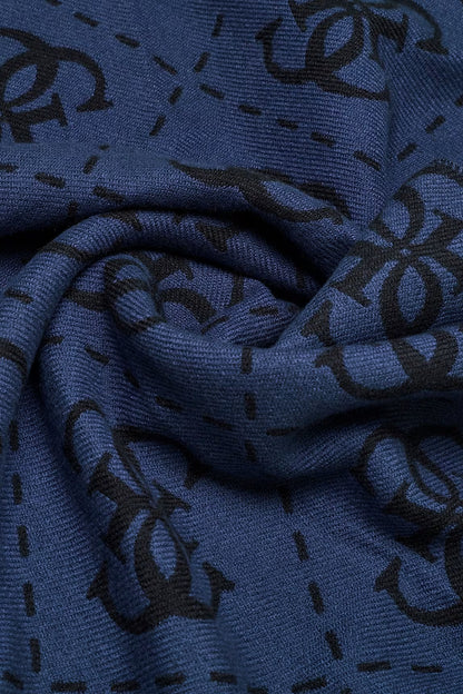 GUESS JEANS AOP JACQUARD BOSTON SCARF
