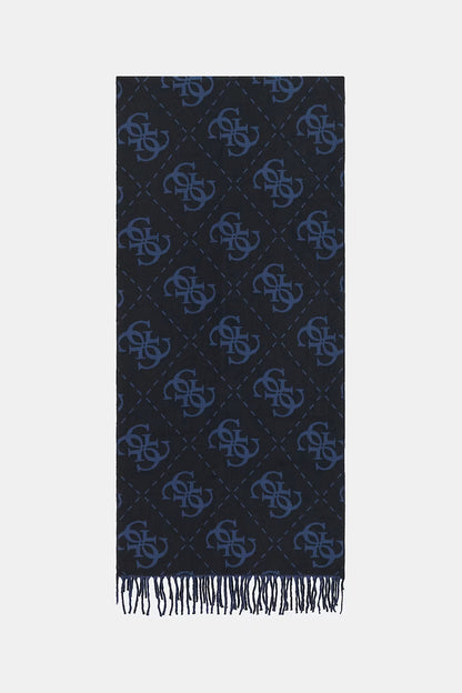 GUESS JEANS AOP JACQUARD BOSTON SCARF
