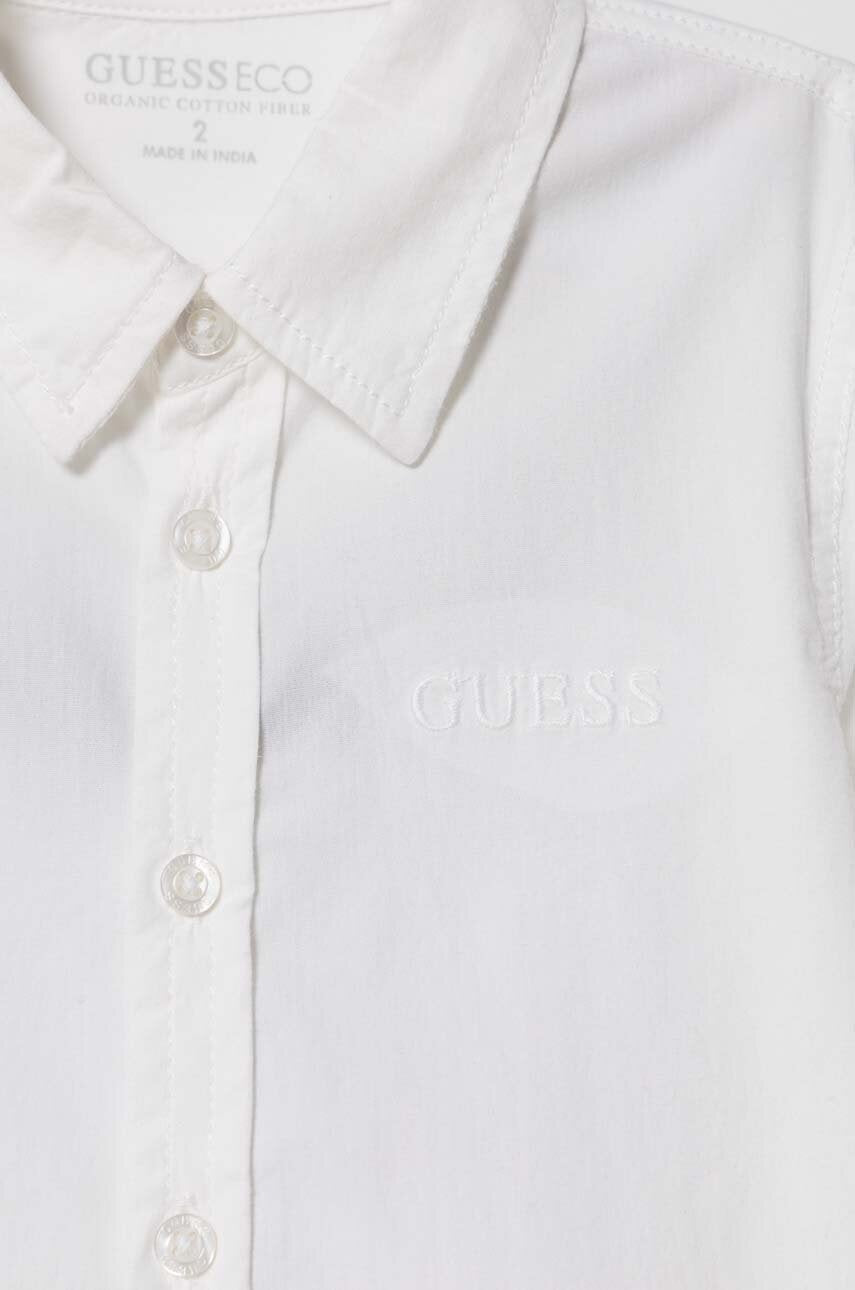 GUESS LS ADJUSTABLE SLEEVES POPLIN SHIRT
