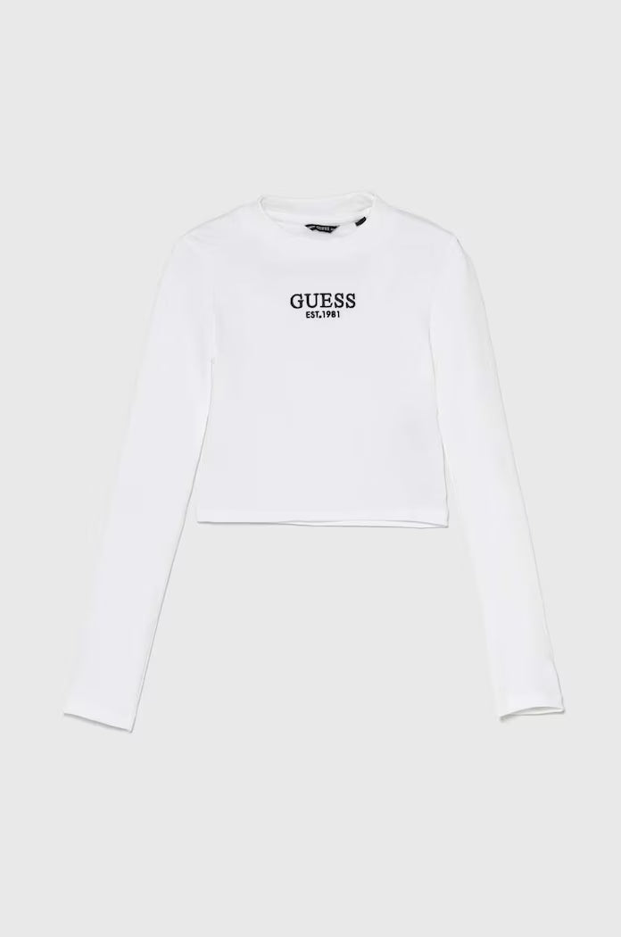 GUESS KIDS STRETCH RIB LS T SHIRT
