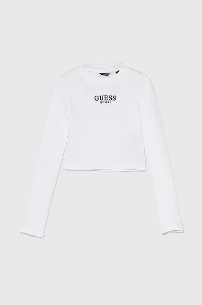 GUESS KIDS STRETCH RIB LS T SHIRT