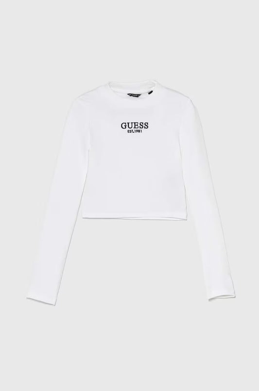 GUESS KIDS STRETCH RIB LS T SHIRT