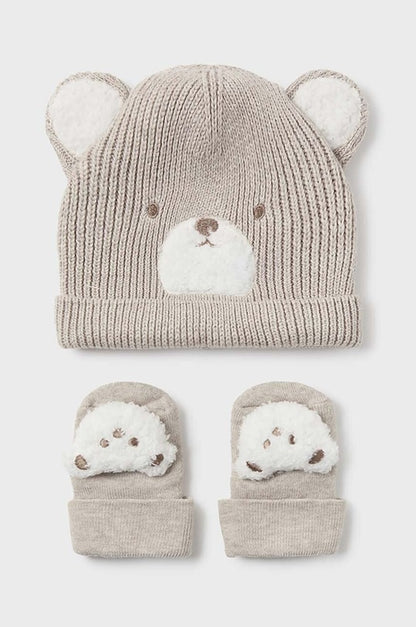 MAYORAL HAT & MITTENS SET