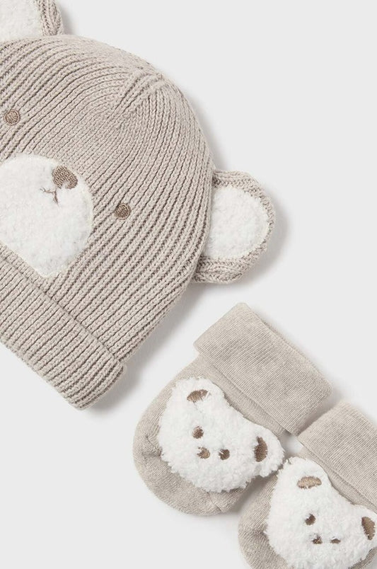 MAYORAL HAT & MITTENS SET