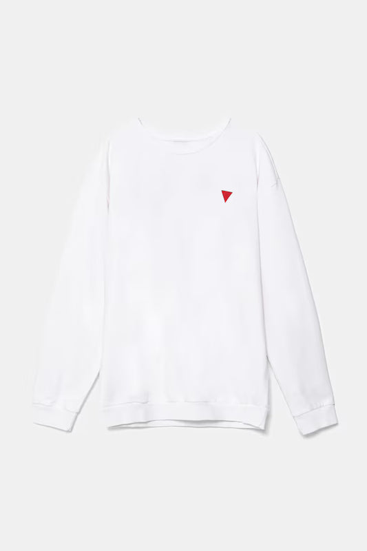 GUESS BACK EMBROIDERY OVERSIZED JUMPER